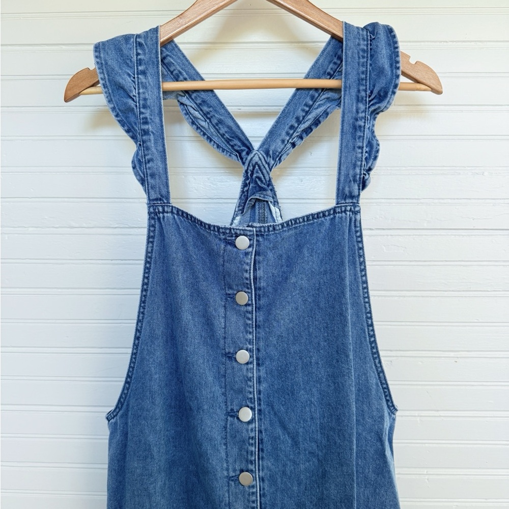 Blue Denim Button-Down Dress